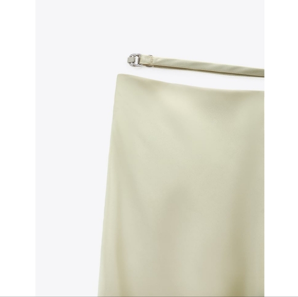 Zara satin finish midi skirt - Picture 13 of 17